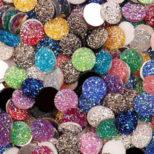Round Shining dots for badge reels or phone case(round shape)