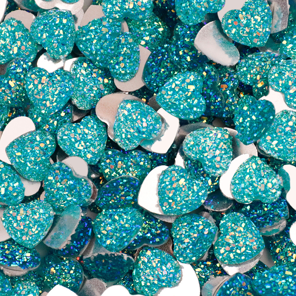 Shining dots for badge reels or phone case(heart shape)