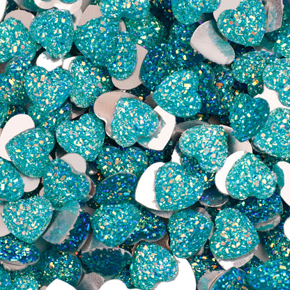 Shining dots for badge reels or phone case(heart shape)