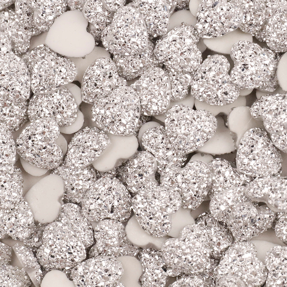 Shining dots for badge reels or phone case(heart shape)