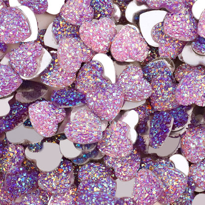 Shining dots for badge reels or phone case(heart shape)