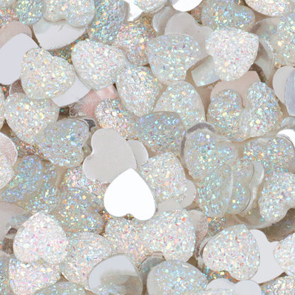 Shining dots for badge reels or phone case(heart shape)