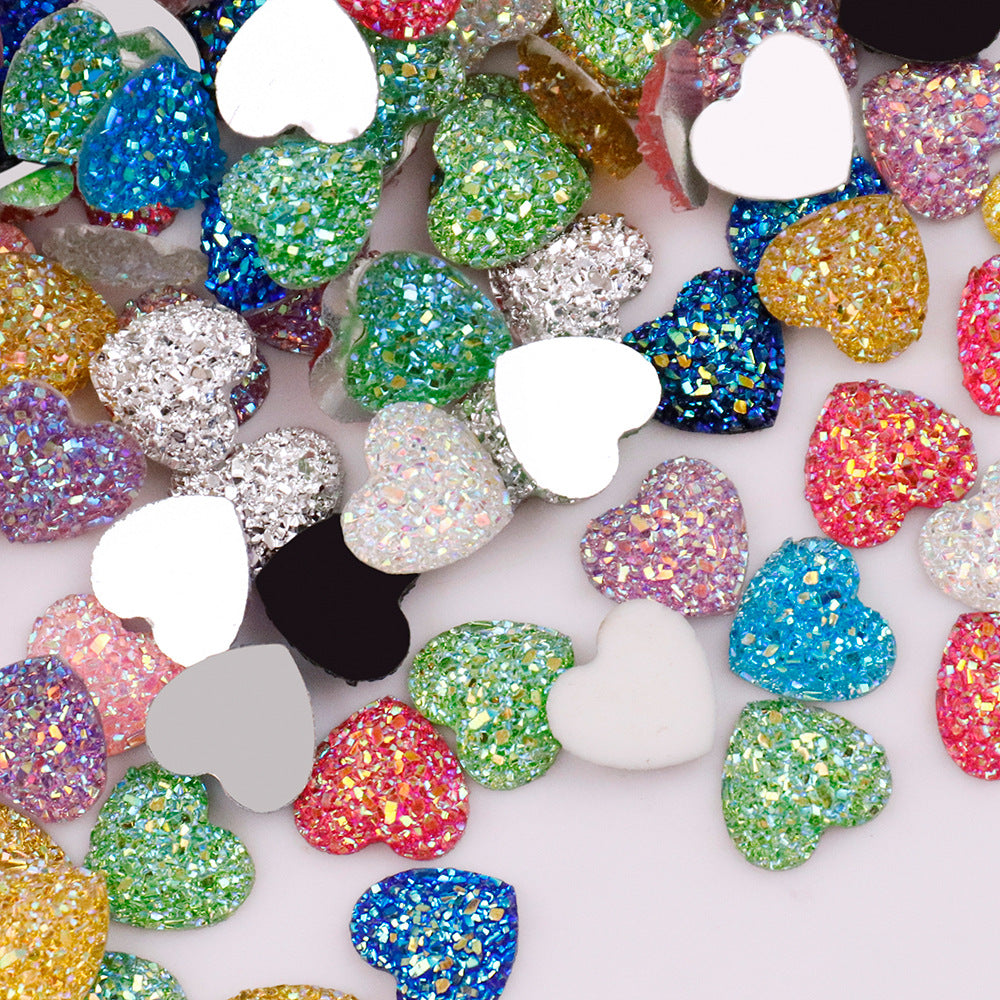Shining dots for badge reels or phone case(heart shape)