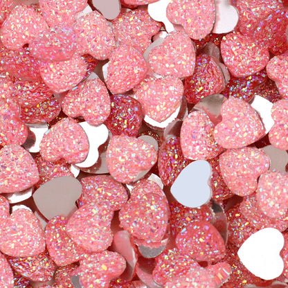 Shining dots for badge reels or phone case(heart shape)