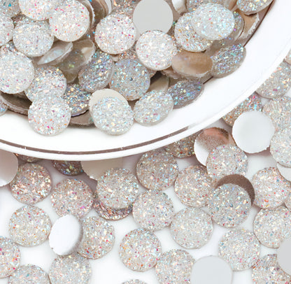 Round Shining dots for badge reels or phone case(round shape)