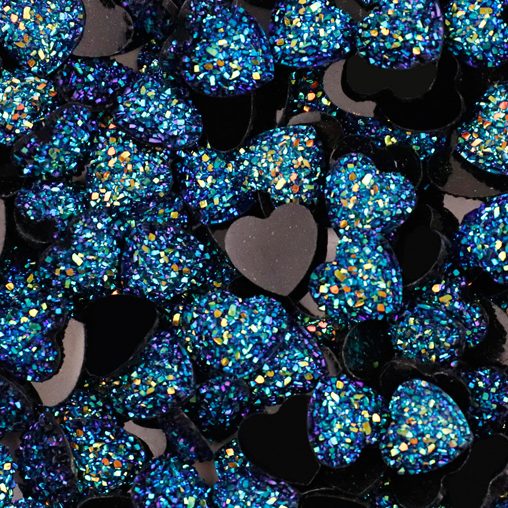 Shining dots for badge reels or phone case(heart shape)