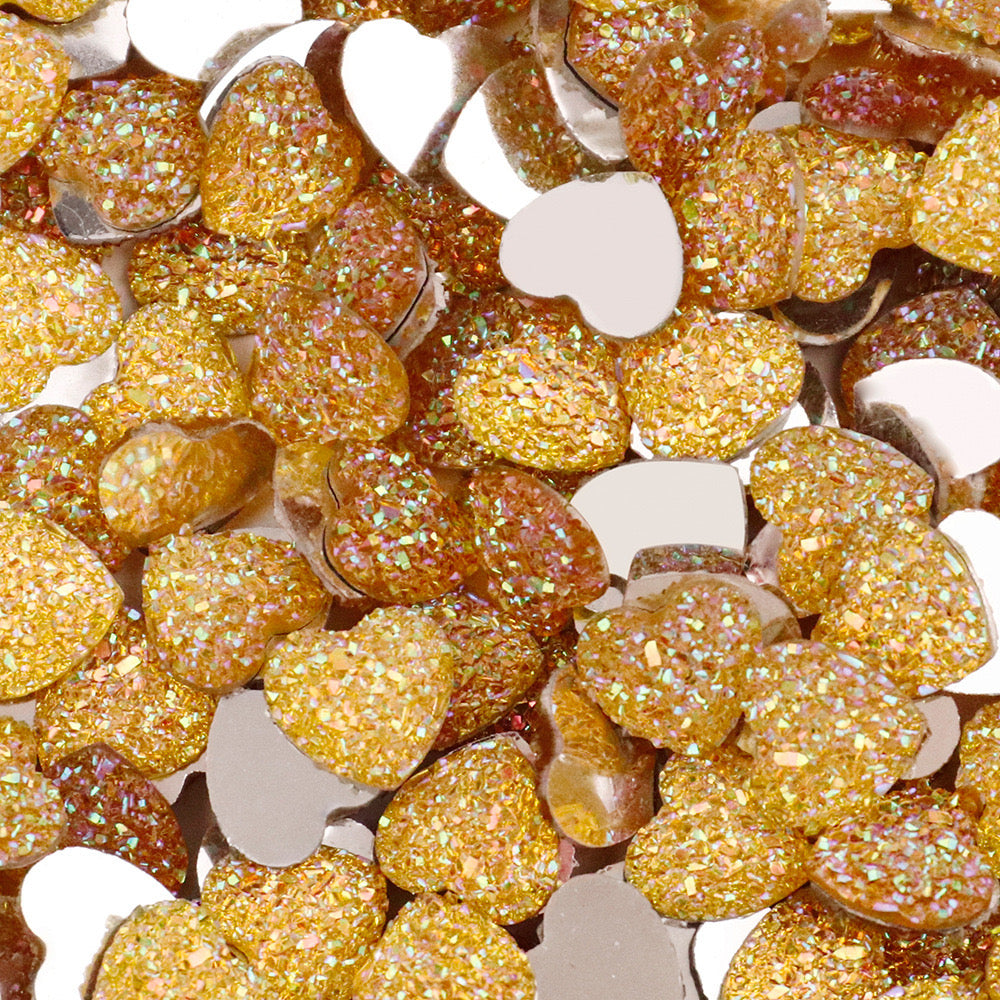 Shining dots for badge reels or phone case(heart shape)