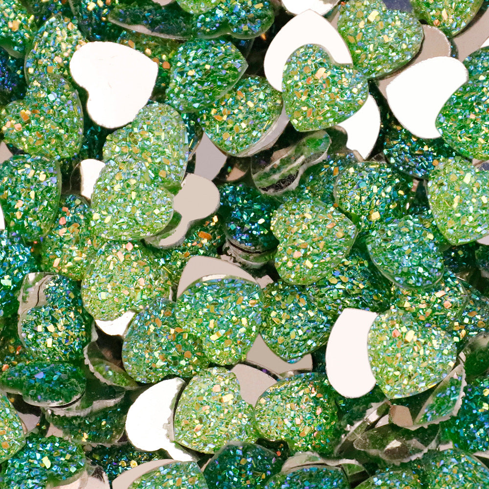 Shining dots for badge reels or phone case(heart shape)