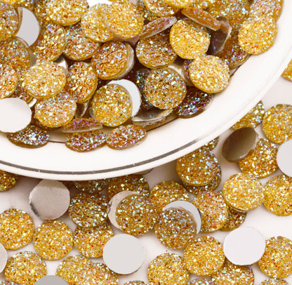 Round Shining dots for badge reels or phone case(round shape)
