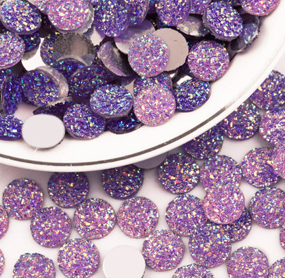 Round Shining dots for badge reels or phone case(round shape)