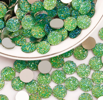 Round Shining dots for badge reels or phone case(round shape)